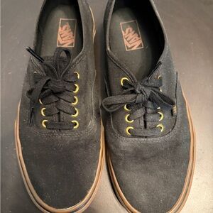 Vans Men's Black and Brown Sneakers